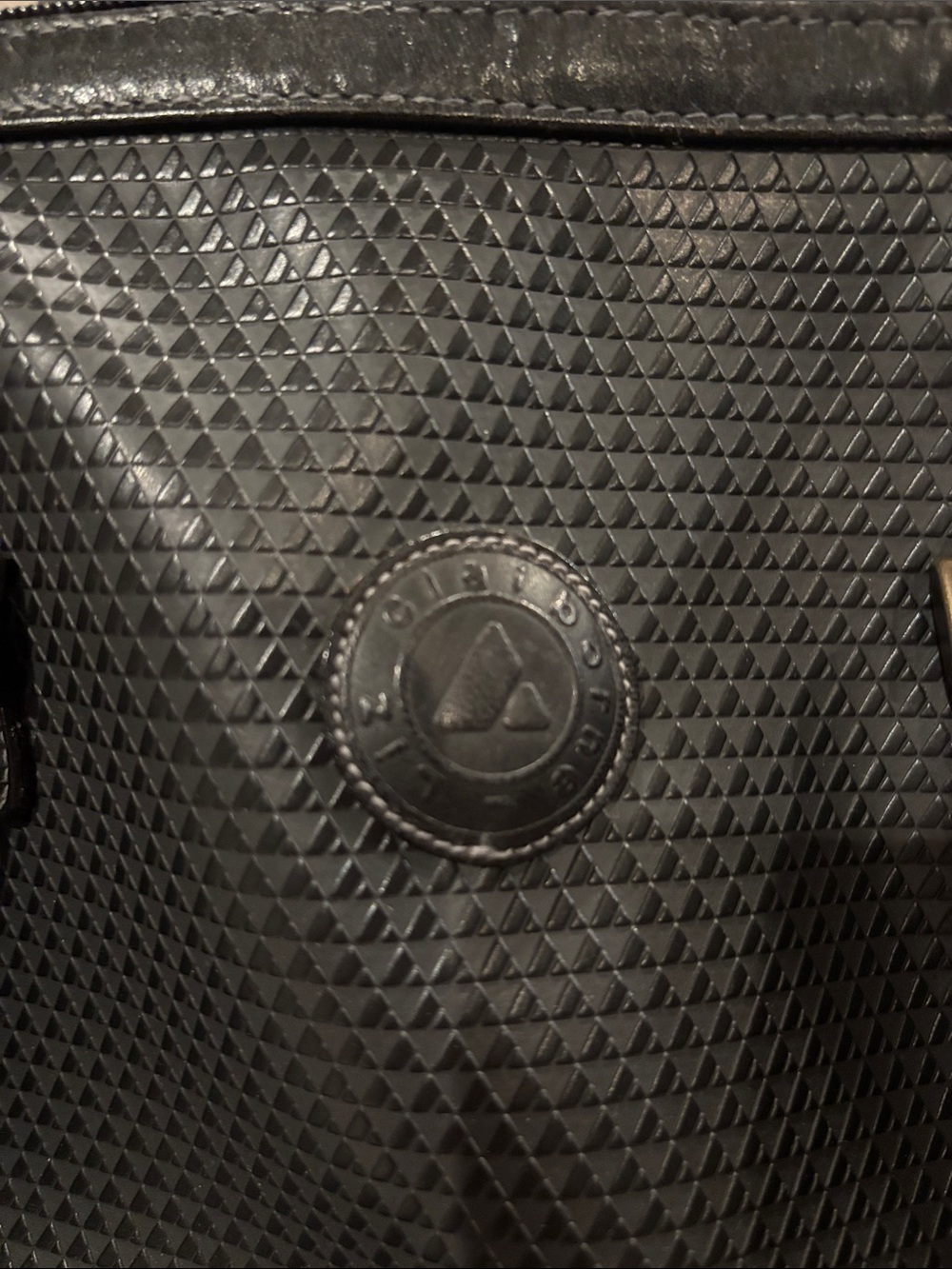 Liz Claiborne vintage Black Textured Satchel Handbag - Picture 4 of 4
